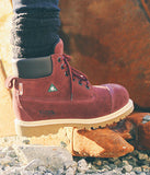 Composite Safety Workboots for Women The Griff - Garnet